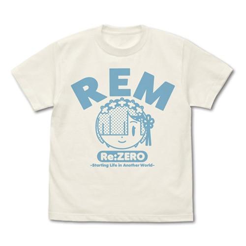 【送料無料対象商品】コスパ Re:ゼロから始める異世界生活 レム フェイス Tシャツ VANILLA...