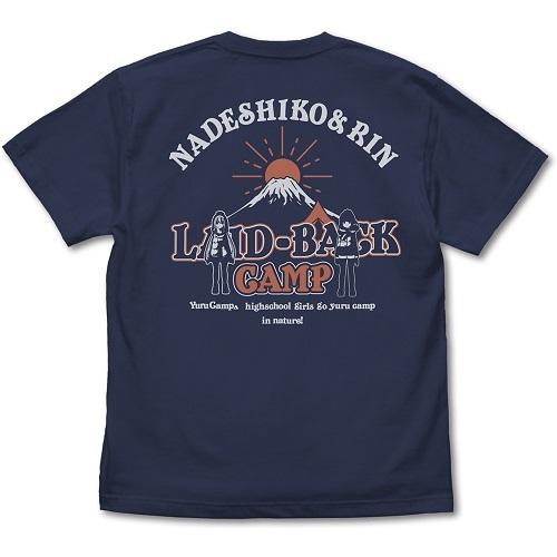 【送料無料対象商品】コスパ ゆるキャン△ 富士山となでしこ＆リン Tシャツ INDIGO【ネコポス/...