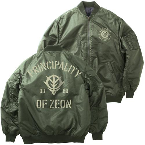 コスパ 機動戦士ガンダム ジオン公国軍 MA-1ジャケット  MOSS