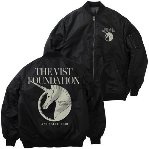 コスパ 機動戦士ガンダムUC（ユニコーン） ビスト財団 MA-1ジャケット  BLACK