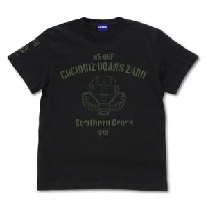 コスパ 機動戦士ガンダム ククルス ドアンの島 ドアン専用ザクヘッド Tシャツ BLACK
