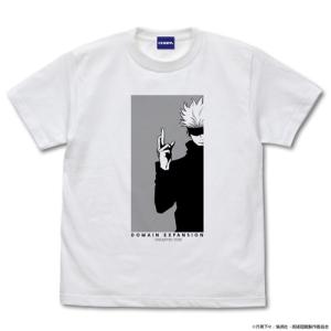 コスパ 呪術廻戦 五条 悟 Tシャツ WHITE