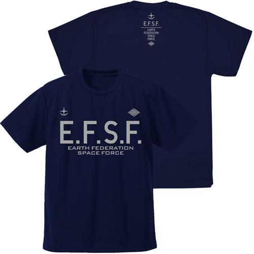 【送料無料対象商品】コスパ 機動戦士ガンダム 地球連邦宇宙軍 ドライTシャツ NAVY【ネコポス/ゆ...