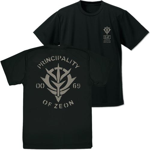 【送料無料対象商品】コスパ 機動戦士ガンダム ジオン公国軍 ドライTシャツ BLACK【ネコポス/ゆ...