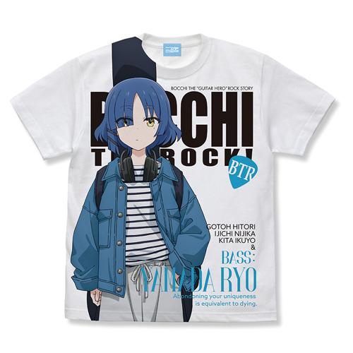 【送料無料】コスパ アニメ ぼざろ 描き下ろし 山田リョウ フルグラフィックTシャツ ストリートファ...