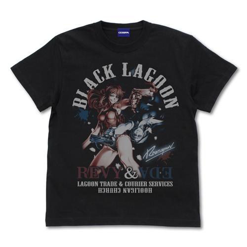 【送料無料対象商品】コスパ ブラック・ラグーン レヴィ＆エダ Tシャツ BLACK【ネコポス/ゆうパ...