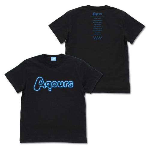 【送料無料対象商品】コスパ ラブライブ！サンシャイン!! Aqours ネオンサインロゴ Tシャツ ...