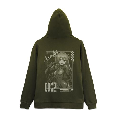 コスパ EVANGELION 式波・アスカ・ラングレー ジップパーカー MOSS