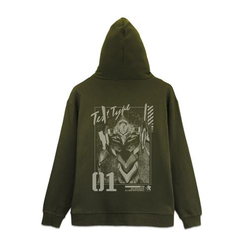 コスパ EVANGELION エヴァ初号機 ジップパーカー MOSS