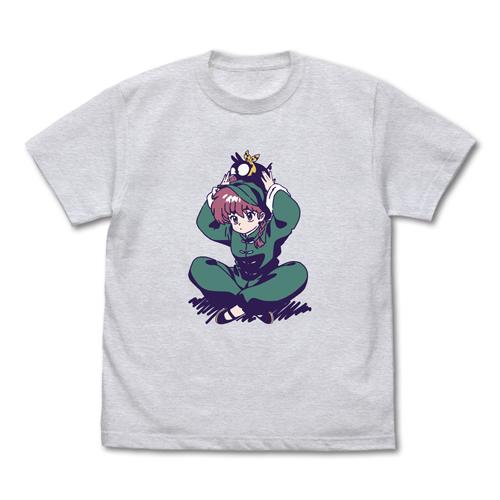 【送料無料対象商品】コスパ らんま１／２ らんまとPちゃん Tシャツ ASH【ネコポス/ゆうパケット...