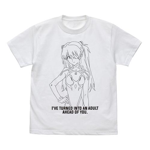 【送料無料対象商品】コスパ EVANGELION 式波・アスカ・ラングレー ラインアート Tシャツ ...