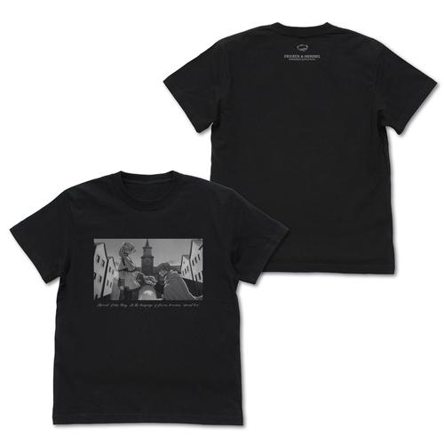 【送料無料対象商品】コスパ 葬送のフリーレン フリーレン＆ヒンメル「鏡蓮華の指輪」Tシャツ BLAC...