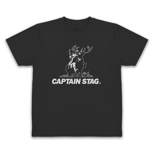 【送料無料対象商品】コスパ 『ゆるキャン△』×キャプテンスタッグ ドライTシャツ BLACK【ネコポ...