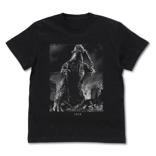 【送料無料対象商品】コスパ  ゴジラ 電車を咥えるゴジラ（1954） Tシャツ BLACK【ネコポス...