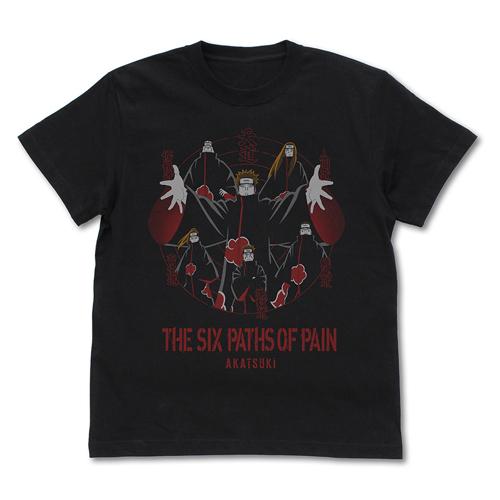 【送料無料対象商品】コスパ NARUTO-ナルト- 疾風伝 ペイン六道 Tシャツ BLACK【ネコポ...