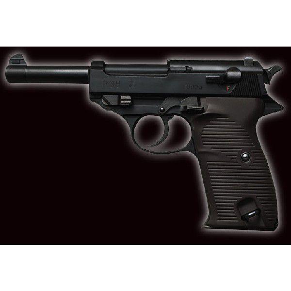【対象年齢18歳以上】 マルシン工業 ワルサー P38 6mmBB ノーマルバレル ブラック HW ...