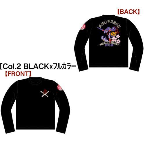 【ネコポス/ゆうパケット対応】三高 EVA×錦 コラボレーション 初号機 覚醒柄ロンT ブラック