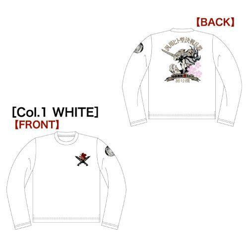 【ネコポス/ゆうパケット対応】三高 EVA×錦 コラボレーション 初号機 覚醒柄ロンT ホワイト