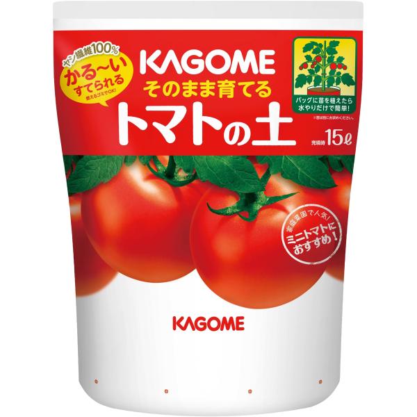 プロトリーフ KAGOME そのまま育てるかる~いトマトの土 15L