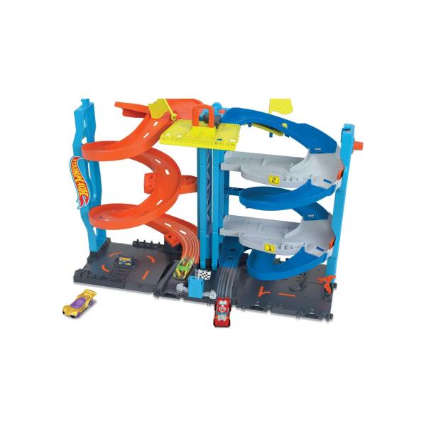 ホットウィール(Hot Wheels) トランスフォーム レースタワー【ミニカー1台付 プレイセット...