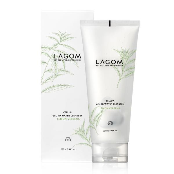 LAGOM (ラゴム) ジェルトゥウォーター クレンザー レモンヴァーベナの香り 朝用洗顔料 洗顔ジ...
