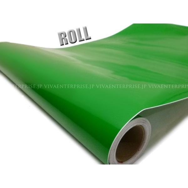 カッティング用シート ステッカー 緑 巾60cm×長7.5m 10cm方眼付き