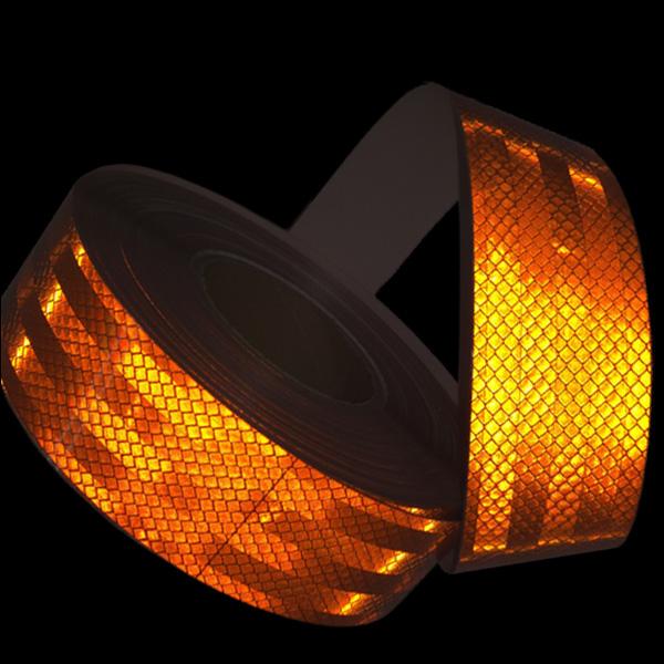 反射テープ 45m 50mm幅 1巻 オレンジ リフレクター ステッカー 送料無料