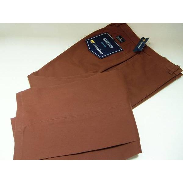 ゴールデンベア Golden Bear メンズ W79 パンツ ストレッチ ブラウン