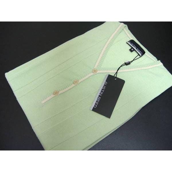 オースチンリード Austin Reed メンズ M ベスト 英国王室御用達 グリーン H611