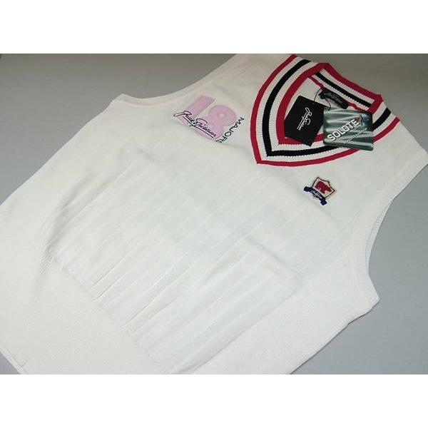 ジャックニクラウス Jack Nicklaus レディース M ホワイト ベスト 高機能ソロテックス...