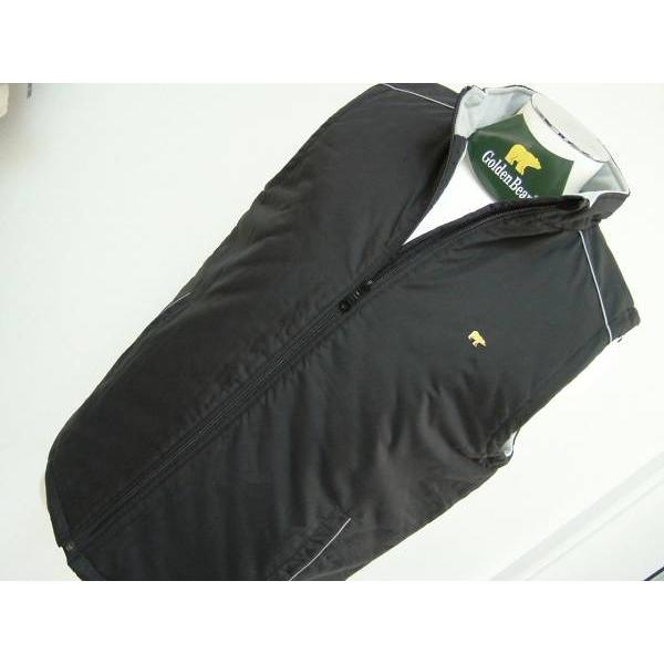 ゴールデンベア Golden Bear ベスト LL メンズ 黒ブラック 中綿 中わた 新品