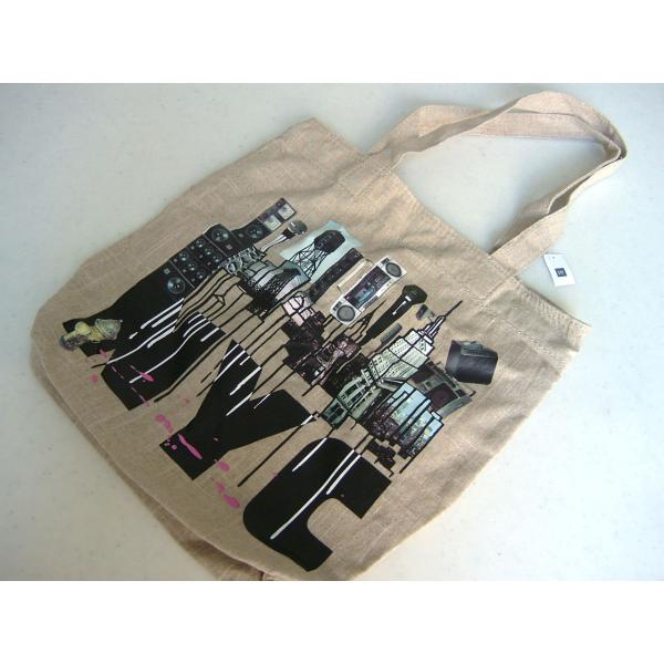 ギャップ GAP トートバッグ NYC オーディオストリート ベージュ