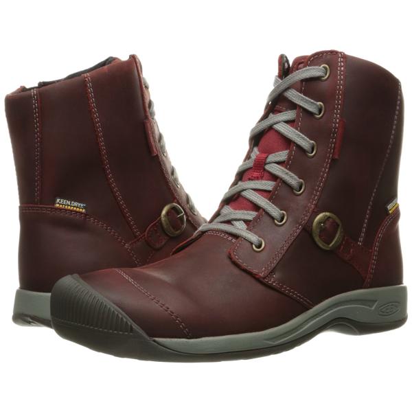 キーン KEEN レディース レザー ウィンターブーツ US6 23 REISEN ZIP WP F...