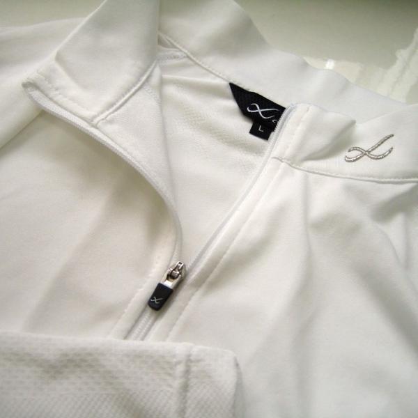 CW-X レディース L 長袖 ハイネック 機能素材 3in1 ホワイト 送料無料 411 Tシャツ