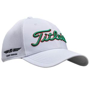 Titleist Vokey Tour Sports Mesh Cap - White/Green/Red タイトリスト ボーケイ ツアー スポーツ メッシュ キャップ｜プロラインGolf