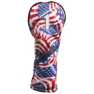 iliac Golf Royal Merica III Driver Head Cover (Red / White / Navy) イリアック ゴルフ ロイヤル アメリカ ドライバー ヘッドカバー｜prolinegolf