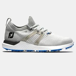 在庫あり！FootJoy HyperFlex Golf Shoes - Grey/White/Blue フットジョイ ハイパーフレックス ゴルフ シューズ｜prolinegolf