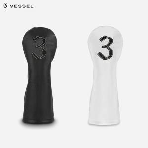 Vessel Leather Golf 3-Wood Head Cover  ベゼル レザー ゴルフ 3W ヘッドカバー｜prolinegolf