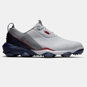 FootJoy Tour Alpha Golf Shoes (White / Grey / Navy...