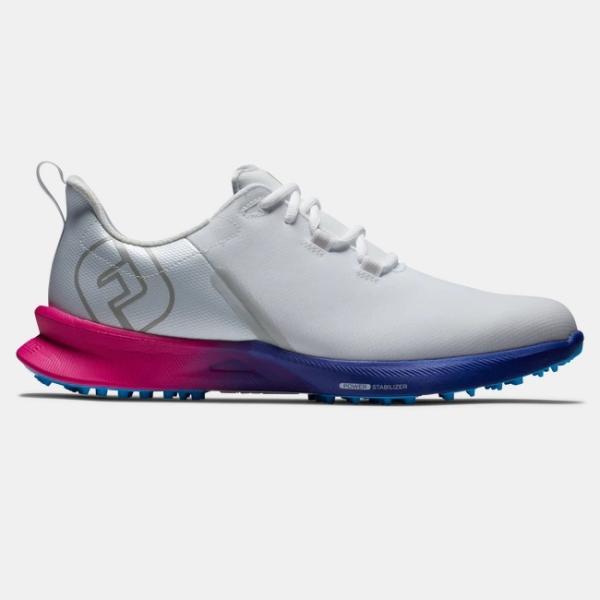 在庫あり！FootJoy FJ Fuel Sport Golf Shoes - White / Pi...