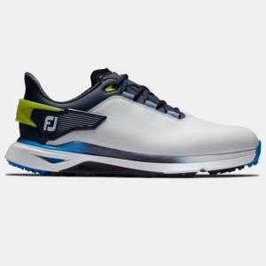 FootJoy Pro/SLX Golf Shoes (White/Navy) フットジョイ プロ SLX ゴルフ シューズ 56914｜prolinegolf