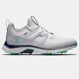 FootJoy HyperFlex Carbon Golf Shoes (White / Teal) フットジョイ ハイパーフレックス カーボン ゴルフ シューズ 55461｜prolinegolf