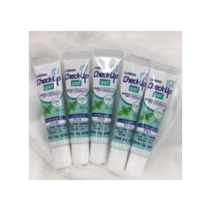 試供品 DENTチェックアップジェル10g×5本入【ミント味（フッ素1450ppm 配合）】1人1点...