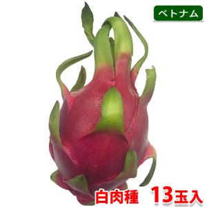 ベトナム産　ドラゴンフルーツ　白肉種　13玉〜16玉入り（箱）｜promart-jp