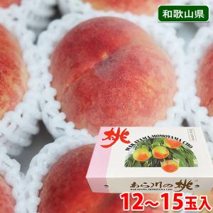 桃 もも 送料無料 モモ あら川の桃 日川白鳳 4kg箱 ギフト用 お中元