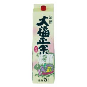 長久 大福正宗 13度以上14度未満 3000ml 清酒 中野BC 和歌山県 海南