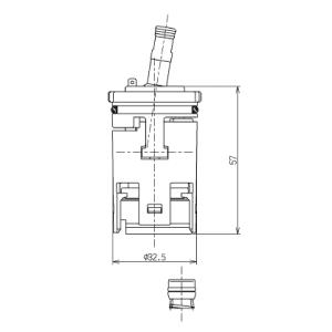 TOTO バルブ部（TKF30U型他用） THY582N