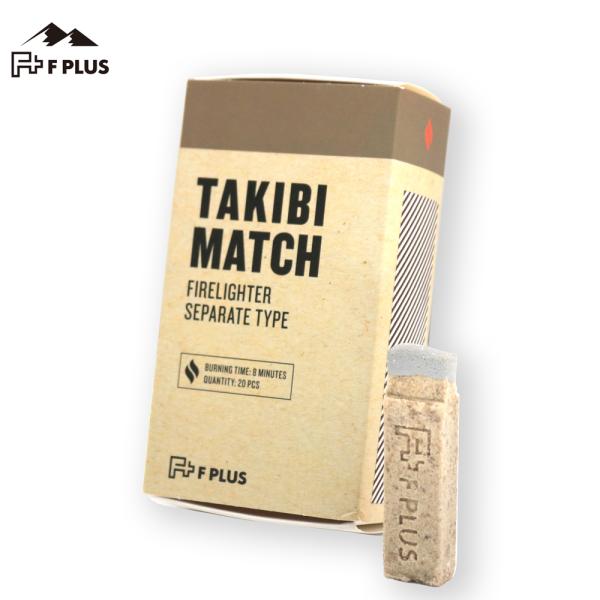 F PLUS(エフ プラス)　TAKIBI MATCH(焚火マッチ）  20P