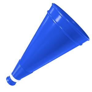 プロモメガホン 青 27cm 日本製