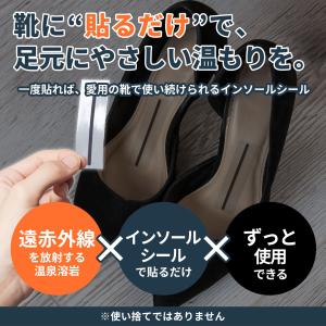 遠赤外線 インソールシール 冷房対策 冷え 足...の詳細画像3